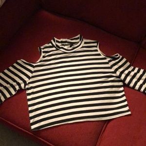 Cold Shoulder Crop Top